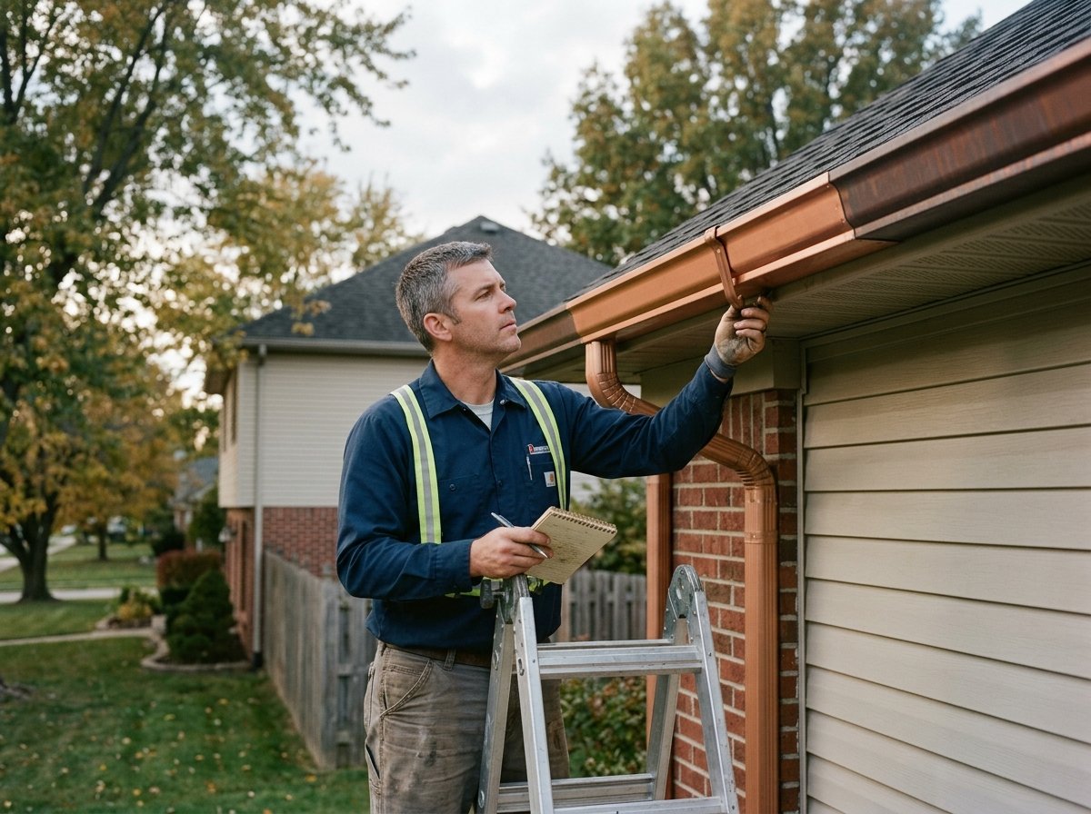 Gutter Inspection on an Indianapolis-area home by Indianapolis Gutter Co.